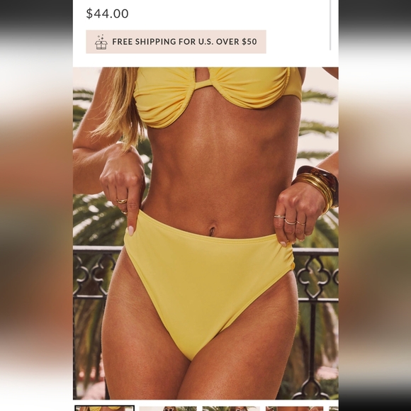 Butter Yellow Bikini Set - Picture 4 of 6